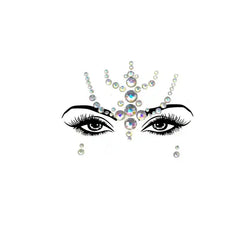 Glow in the Dark Rhinestone For Face Sticker