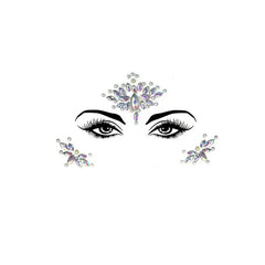 Glow in the Dark Rhinestone For Face Sticker