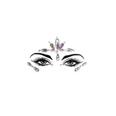 Glow in the Dark Rhinestone For Face Sticker