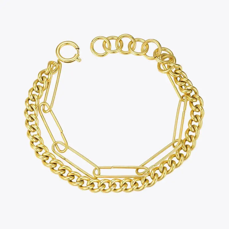 Gold Chain Stainless Steel Bracelet