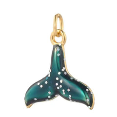 Gold Charms for Necklaces Earrings and Bracelets Mermaid