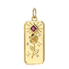 Gold Charms for Necklaces Earrings and Bracelets Roses