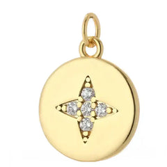 Gold Charms for Necklaces Earrings and Bracelets Star