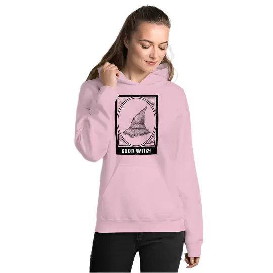 Good Witch Aesthetic Hoodie for Everyday Wear Light Pink / S