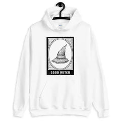 Good Witch Aesthetic Hoodie for Everyday Wear White / S