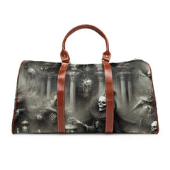 Goth Travel Bag Victorian Style Handbag 20’’ x 12’’ / Brown