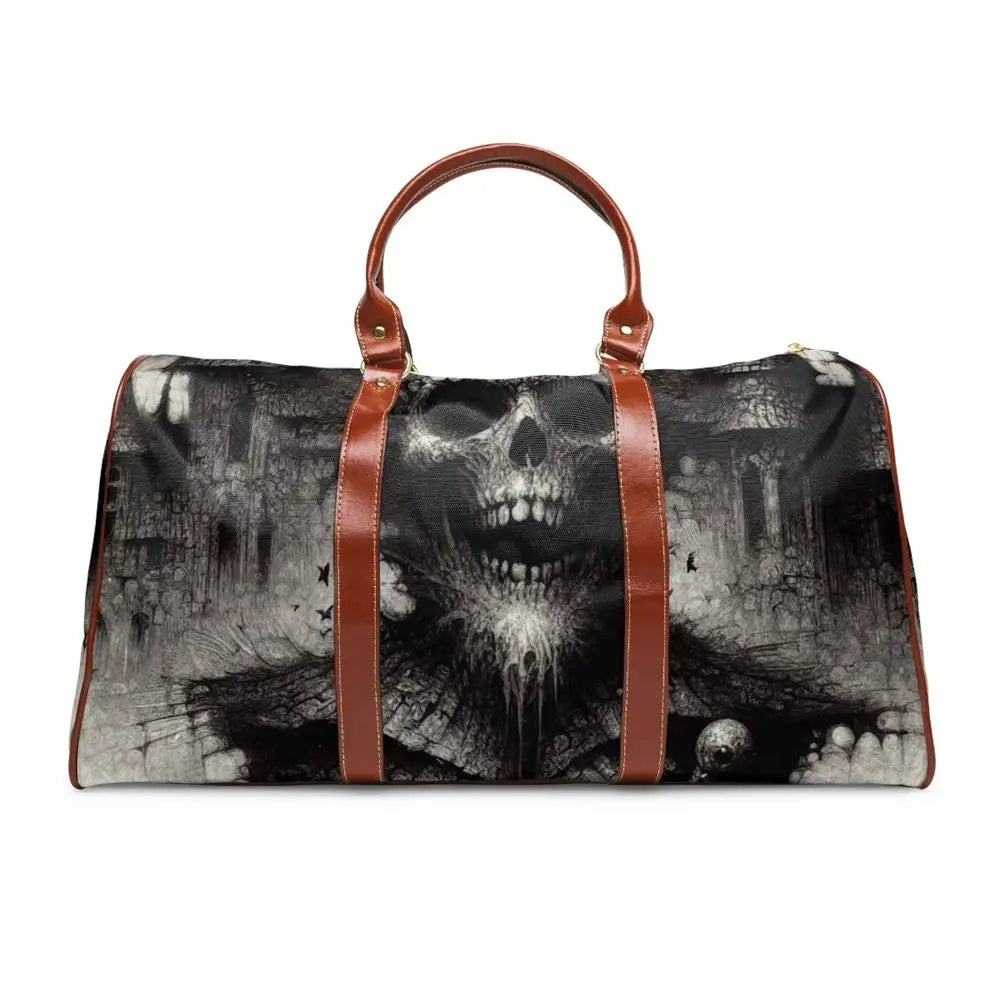 Goth Travel Bag with Echoing Surreal Elements 20’’ x 12’’