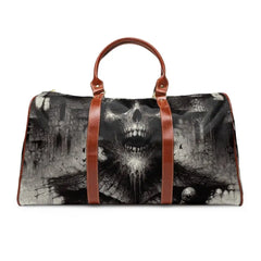 Goth Travel Bag with Echoing Surreal Elements 20’’ x 12’’