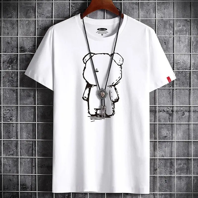 Gothic Bear O-Neck T-Shirt