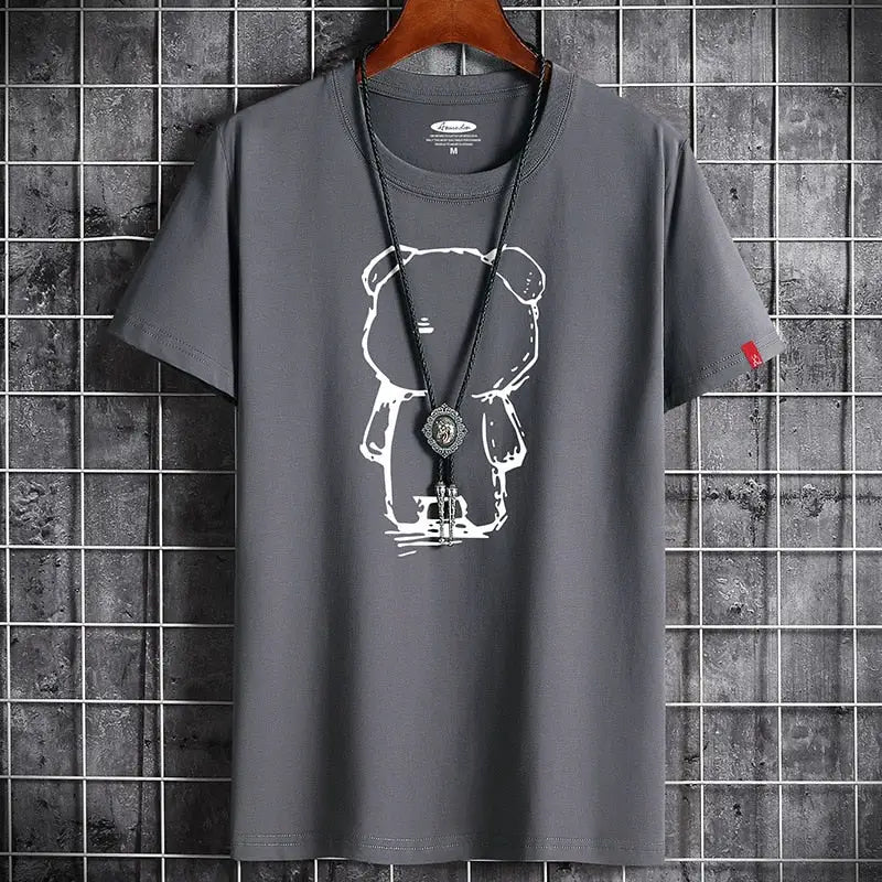 Gothic Bear O-Neck T-Shirt