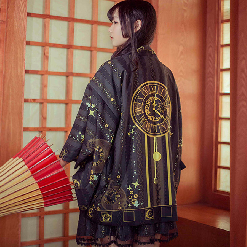 Gothic Boho Japanese Kimono - KIMONO