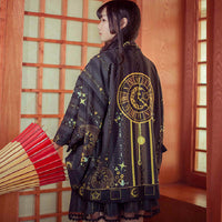 Thumbnail for Gothic Boho Japanese Kimono - KIMONO