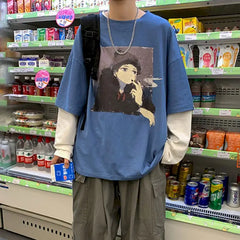 Gothic Harajuku Korean Long Sleeve Shirt for Men and Women