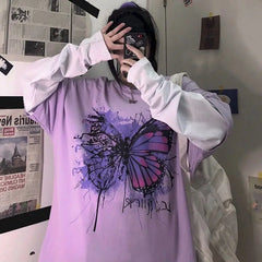 Gothic Harajuku Korean Long Sleeve shirt