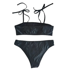 Gothic Lace-Up Bikini Hellraiser Style