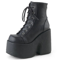 Gothic Round Toe Ankle Booties Euro Size Black. / 4