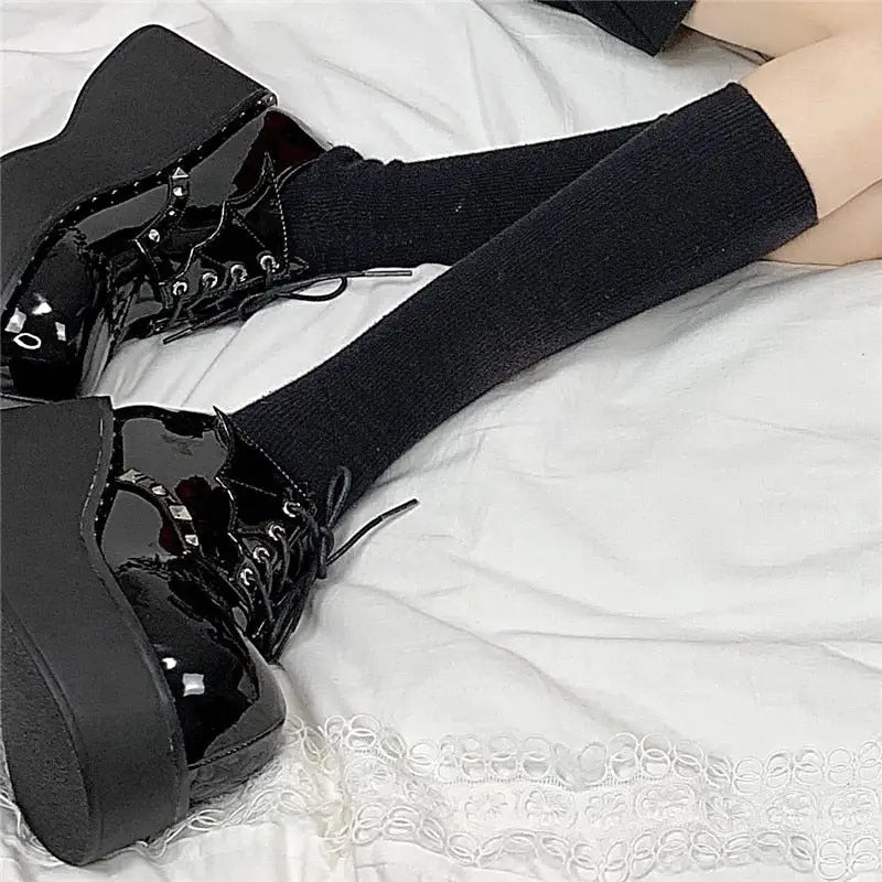 Gothic Style Harajuku Bat Platform Mary Jane Shoes