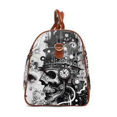 Gothic Style Unique Area Travel Bag 20’’ x 12’’ / Brown