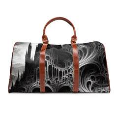 Gothic Travel Bag with Crooked Landscape Design 20’’ x 12’’