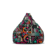 Graffiti Bean Bag Chair Cover in Urban Abstract Pattern