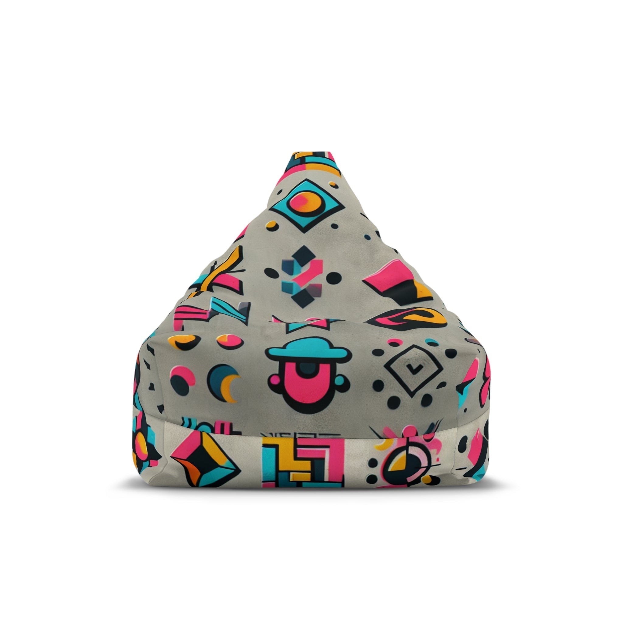 Graffiti Bean Bag Chair Cover Urban Concrete Style 27’’ ×