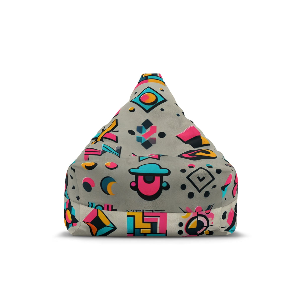 Graffiti Bean Bag Chair Cover Urban Concrete Style 27’’ ×