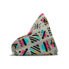 Graffiti Bean Bag Chair Cover Urban Concrete Style