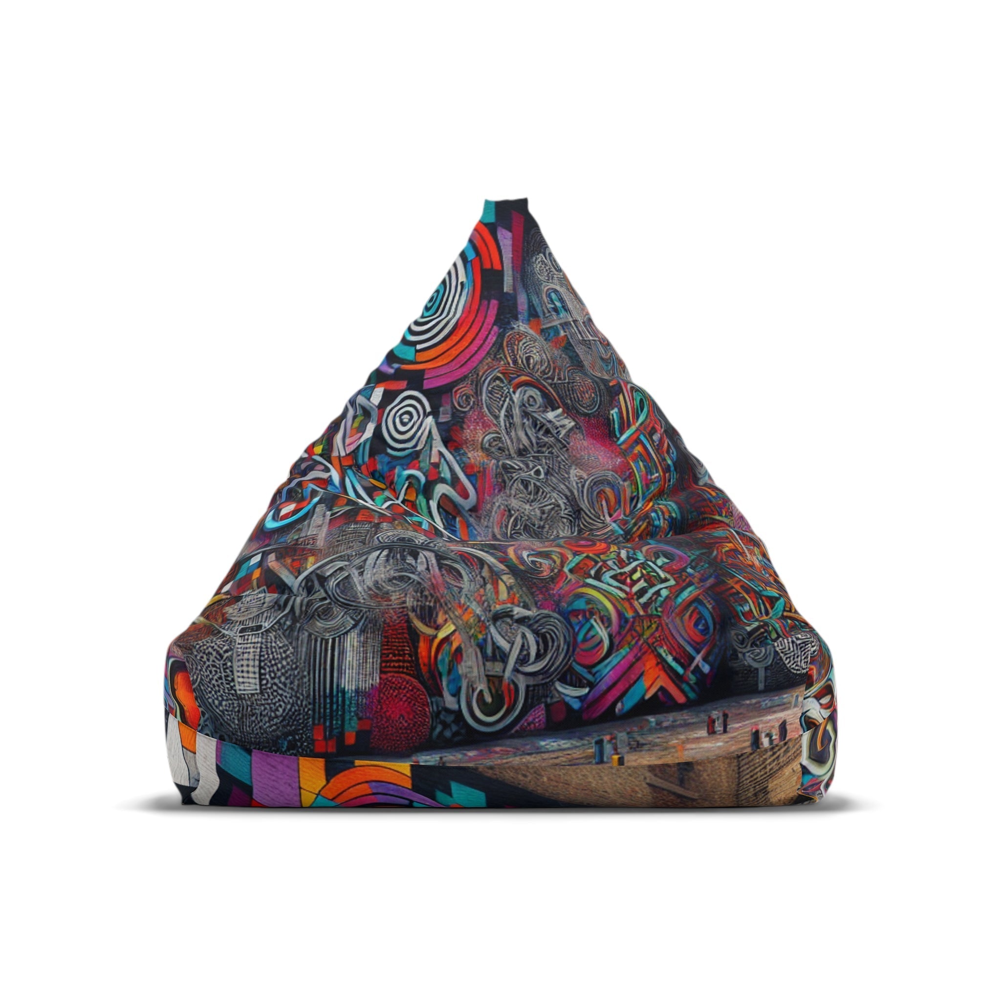 Graffiti Bean Bag Chair Cover Urban Street Art Design 38’’
