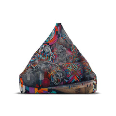Graffiti Bean Bag Chair Cover Urban Street Art Design 38’’