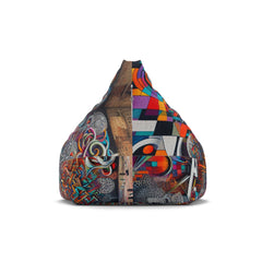 Graffiti Bean Bag Chair Cover Urban Street Art Design