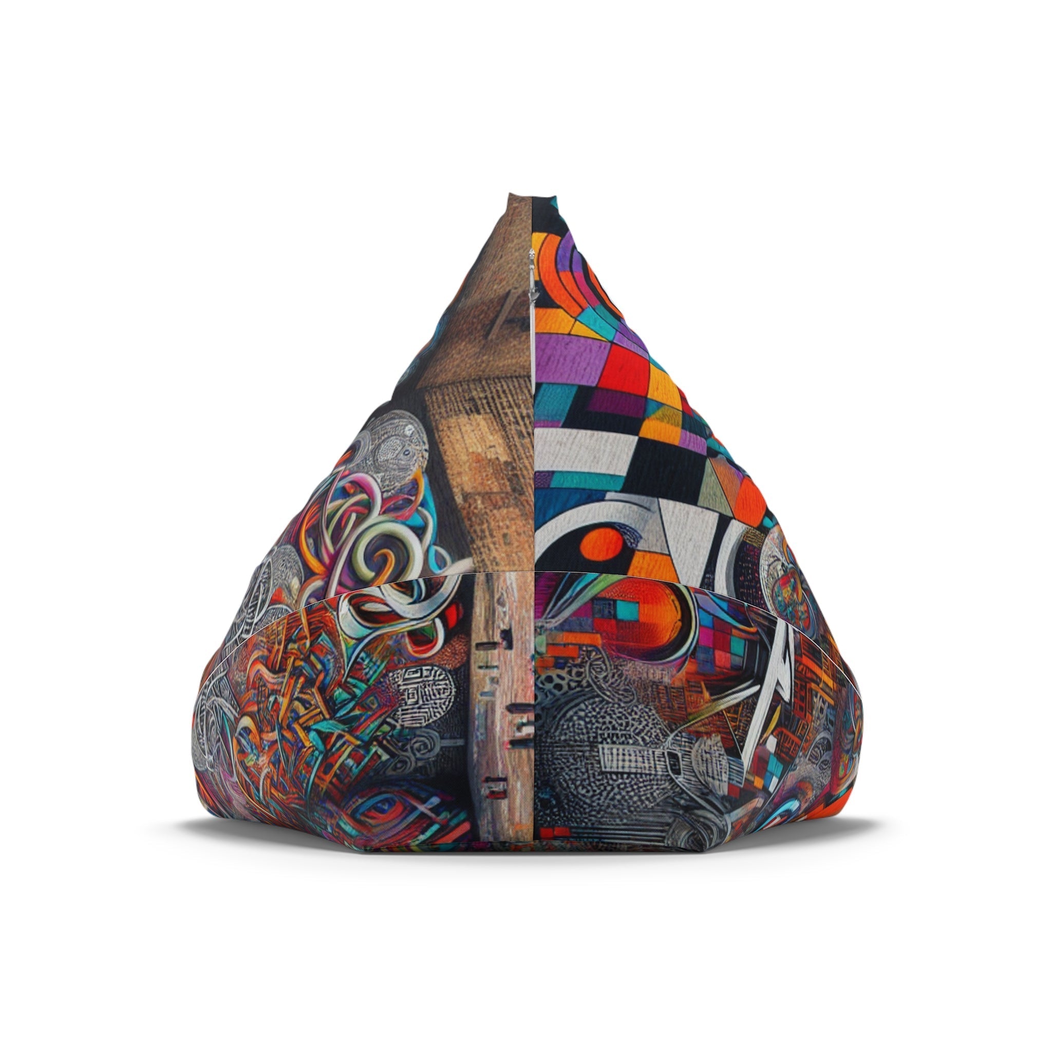 Graffiti Bean Bag Chair Cover Urban Street Art Design