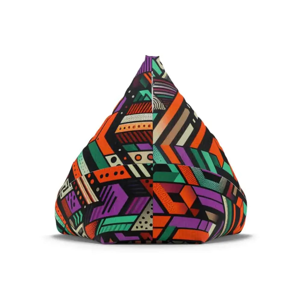 Graffiti Bean Bag Chair Cover with Edgy Urban Flair