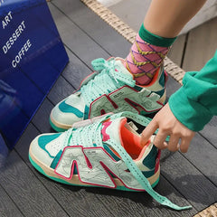 Graffiti Chunky Letter M Skateboard Sneakers Euro Size