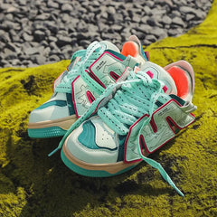 Graffiti Chunky Letter M Skateboard Sneakers Euro Size