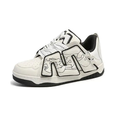 Graffiti Chunky Letter M Skateboard Sneakers Euro Size