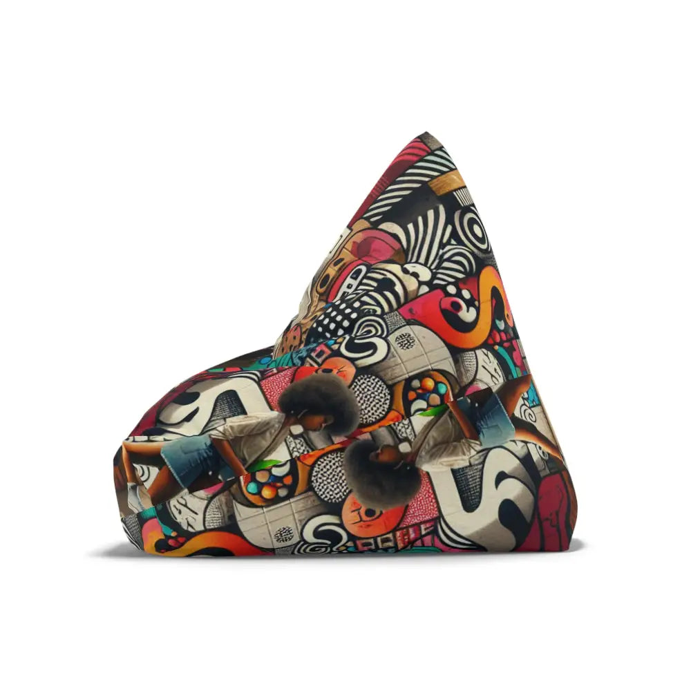 Graffiti City Vividly Designed Bean Bag Chair Cover