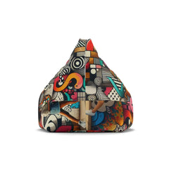 Graffiti City Vividly Designed Bean Bag Chair Cover