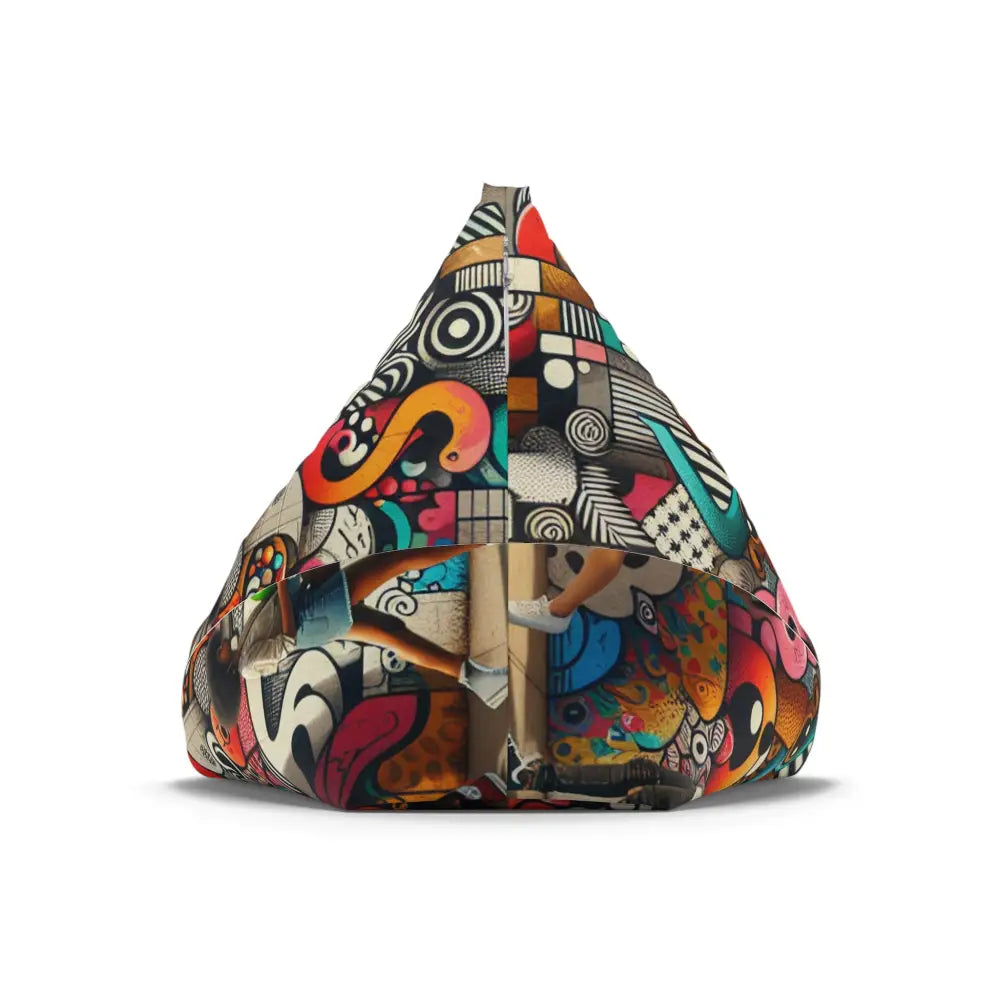 Graffiti City Vividly Designed Bean Bag Chair Cover