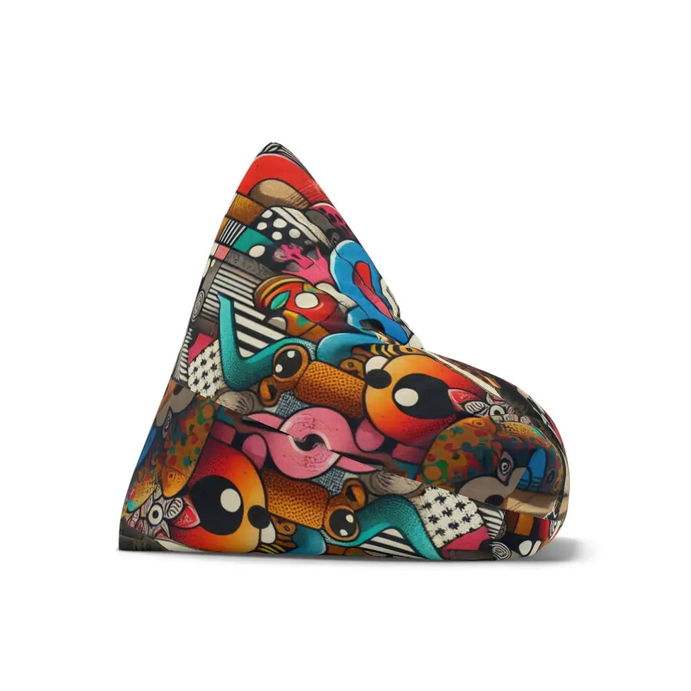 Graffiti City Vividly Designed Bean Bag Chair Cover