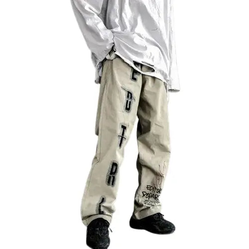 Graffiti Grunge Punk Oversized Pant - Pants