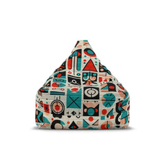 Graffiti Pattern Bean Bag Chair Cover with Urban Design