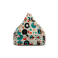 Graffiti Pattern Bean Bag Chair Cover with Urban Design