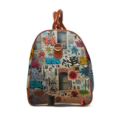Graffiti Print Urban-Themed Area Travel Bag 20’’ x 12’’