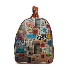 Graffiti Print Urban-Themed Area Travel Bag 20’’ x 12’’