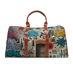 Graffiti Print Urban-Themed Area Travel Bag 20’’ x 12’’