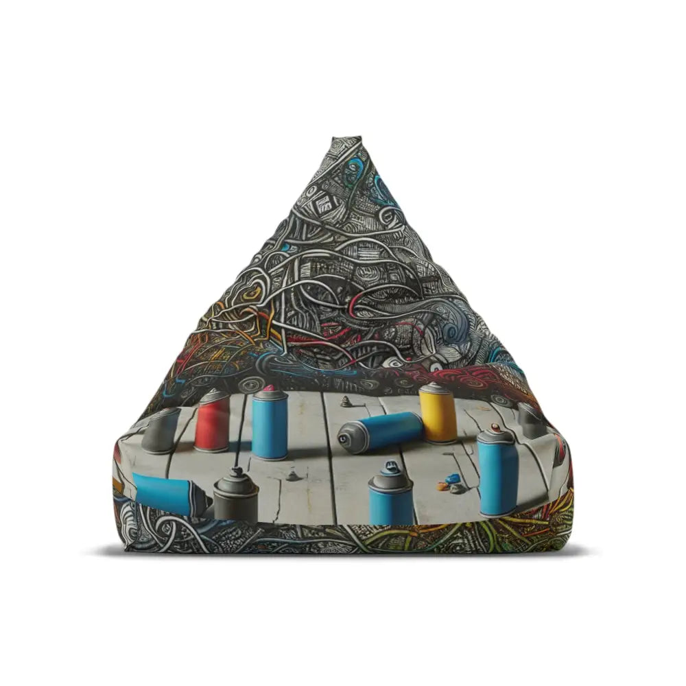 Graffiti Wall Designed Bean Bag Chair Cover 38’’ × 42’’