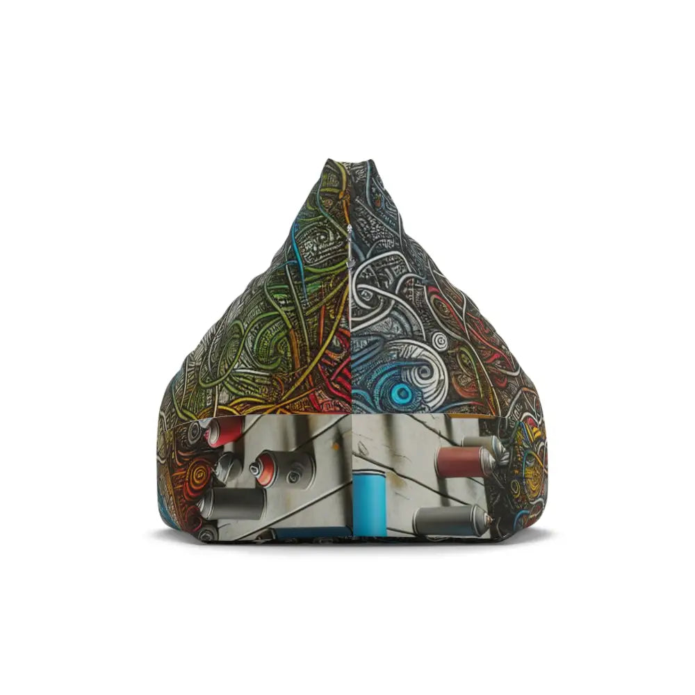 Graffiti Wall Designed Bean Bag Chair Cover