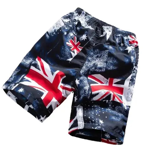 Great Britain Flag Beach Shorts - M