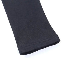 Grunge Hollow Out Long Sleeve Top for Aesthetic Fashion