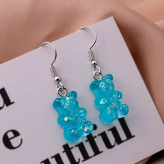 Gummy Bear Cartoon Dangle Earrings